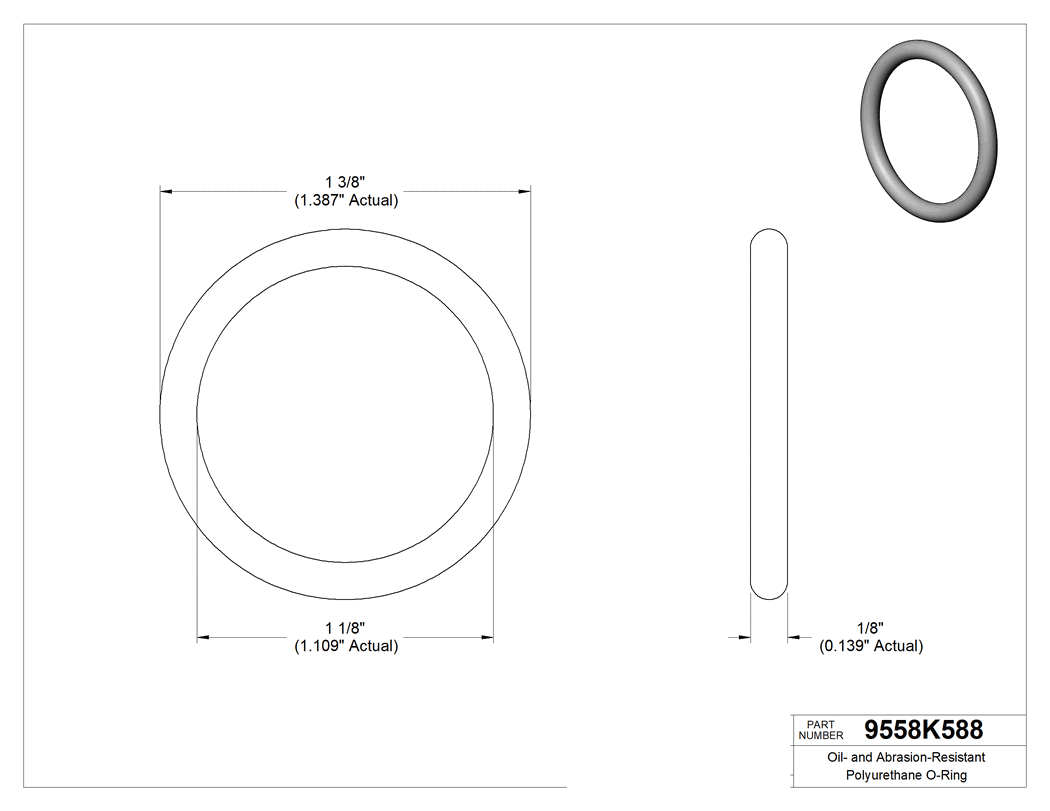 Technical drawing - 9558K588